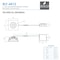 Jesco Downlight LED 4 Square Regressed Gimbal Recessed 12W 5CCT 90CRI WH RLF-4412-SW5-WH - alternate 4